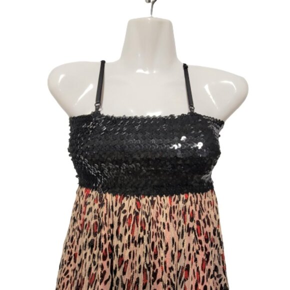 Red Sparkly Glitter Mini Dress Size S or Petite - Picture 9 of 12